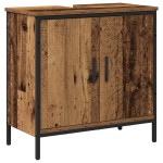 vidaXL Set de mobilier pentru baie cu ușă 2 pcs Maro 60 x 30 x 60 cm vidaXL Set de mobilier pentru baie cu ușă 2 pcs Maro 60 x 30 x 60 cm