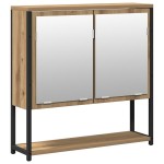 vidaXL Set de mobilier pentru baie cu ușă 2 pcs Maro 60 x 30 x 60 cm vidaXL Set de mobilier pentru baie cu ușă 2 pcs Maro 60 x 30 x 60 cm