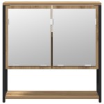vidaXL Set de mobilier pentru baie cu ușă 2 pcs Maro 60 x 30 x 60 cm vidaXL Set de mobilier pentru baie cu ușă 2 pcs Maro 60 x 30 x 60 cm