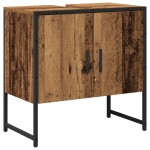 vidaXL Set de mobilier pentru baie cu ușă 2 pcs Maro 60 x 33 x 60 cm vidaXL Set de mobilier pentru baie cu ușă 2 pcs Maro 60 x 33 x 60 cm