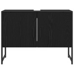vidaXL Set de mobilier pentru baie cu ușă 2 pcs Negru 80 x 33 x 60 cm vidaXL Set de mobilier pentru baie cu ușă 2 pcs Negru 80 x 33 x 60 cm
