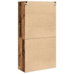 vidaXL Highboard cu sertar Lemn vechi 80 x 33 x 150 cm Lemn compozit vidaXL Highboard cu sertar Lemn vechi 80 x 33 x 150 cm Lemn compozit