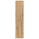 vidaXL Înălțat stejar artizanal 80 x 33 x 150 cm Lemn compozit vidaXL Înălțat stejar artizanal 80 x 33 x 150 cm Lemn compozit