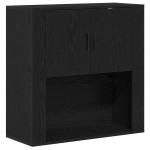 vidaXL Biblioteca Stejar negru 80x33x150 cm Lemn prelucrat vidaXL Biblioteca Stejar negru 80x33x150 cm Lemn prelucrat