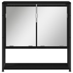 vidaXL Set de mobilier pentru baie cu ușă 3 pcs Negru 80 x 30 x 60 cm vidaXL Set de mobilier pentru baie cu ușă 3 pcs Negru 80 x 30 x 60 cm