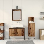 vidaXL Set de mobilier pentru baie 3 pcs Maro 33 x 33 x 102.5 cm vidaXL Set de mobilier pentru baie 3 pcs Maro 33 x 33 x 102.5 cm