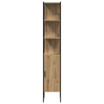 vidaXL Set de mobilier pentru baie 3 pcs Maro 33 x 33 x 185.5 cm vidaXL Set de mobilier pentru baie 3 pcs Maro 33 x 33 x 185.5 cm