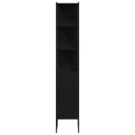 vidaXL Set de mobilier pentru baie 3 pcs Negru 33 x 33 x 185.5 cm vidaXL Set de mobilier pentru baie 3 pcs Negru 33 x 33 x 185.5 cm