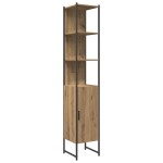 vidaXL Set de mobilier pentru baie 4 pcs Maro 33 x 33 x 185.5 cm vidaXL Set de mobilier pentru baie 4 pcs Maro 33 x 33 x 185.5 cm