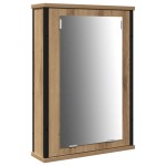 vidaXL Set de mobilier pentru baie cu raft 4 pcs Stejar Artizanal