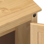 vidaXL Set mobilier de baie „Corona”, 2 piese, lemn masiv de pin vidaXL Set mobilier de baie „Corona”, 2 piese, lemn masiv de pin