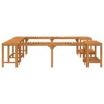 vidaXL Împrejmuire pentru Cadă cu Hidromasaj Maro 230 x 230 cm vidaXL Împrejmuire pentru Cadă cu Hidromasaj Maro 230 x 230 cm