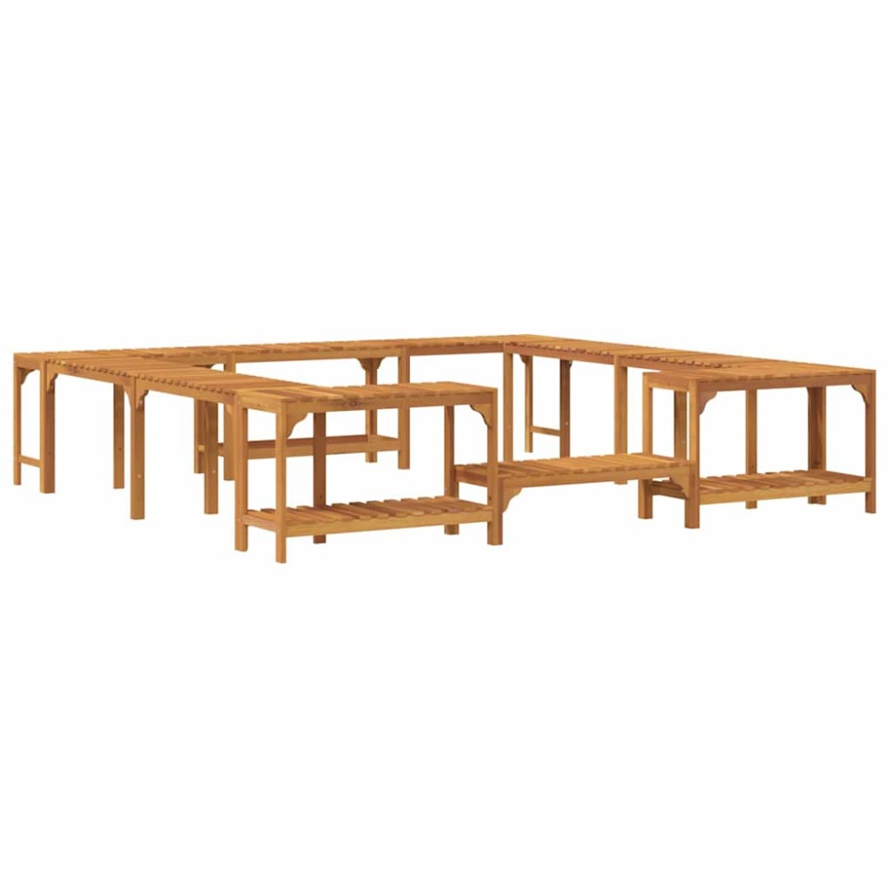 vidaXL Împrejmuire pentru Cadă cu Hidromasaj Maro 250 x 250 cm