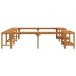 vidaXL Împrejmuire pentru Cadă cu Hidromasaj Maro 250 x 250 cm vidaXL Împrejmuire pentru Cadă cu Hidromasaj Maro 250 x 250 cm