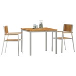 Set de dining pentru grădină vidaXL 3 piese din lemn masiv de acacia Set de dining pentru grădină vidaXL 3 piese din lemn masiv de acacia