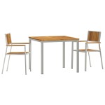 Set de dining pentru grădină vidaXL 3 piese din lemn masiv de acacia Set de dining pentru grădină vidaXL 3 piese din lemn masiv de acacia