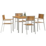 Set de Masă pentru Grădină vidaXL 5 Piese din Lemn Solid de Acacia Set de Masă pentru Grădină vidaXL 5 Piese din Lemn Solid de Acacia