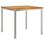 Set de dining pentru grădină vidaXL 3 piese din lemn masiv de tec Set de dining pentru grădină vidaXL 3 piese din lemn masiv de tec