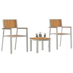 Set Grădină vidaXL 3 Piese Lemn Solid de Acacia Set Grădină vidaXL 3 Piese Lemn Solid de Acacia