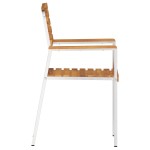 Set de 8 scaune de grădină stivuite vidaXL 54.5x56x89 cm din lemn masiv de acacia Set de 8 scaune de grădină stivuite vidaXL 54.5x56x89 cm din lemn masiv de acacia