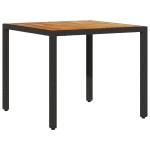 Set Mobilier Dining vidaXL Set 3 piese Negru Lemn Durabil Set Mobilier Dining vidaXL Set 3 piese Negru Lemn Durabil