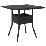 vidaXL Set dining grădină 5 piese Gri deschis Ratan Poli