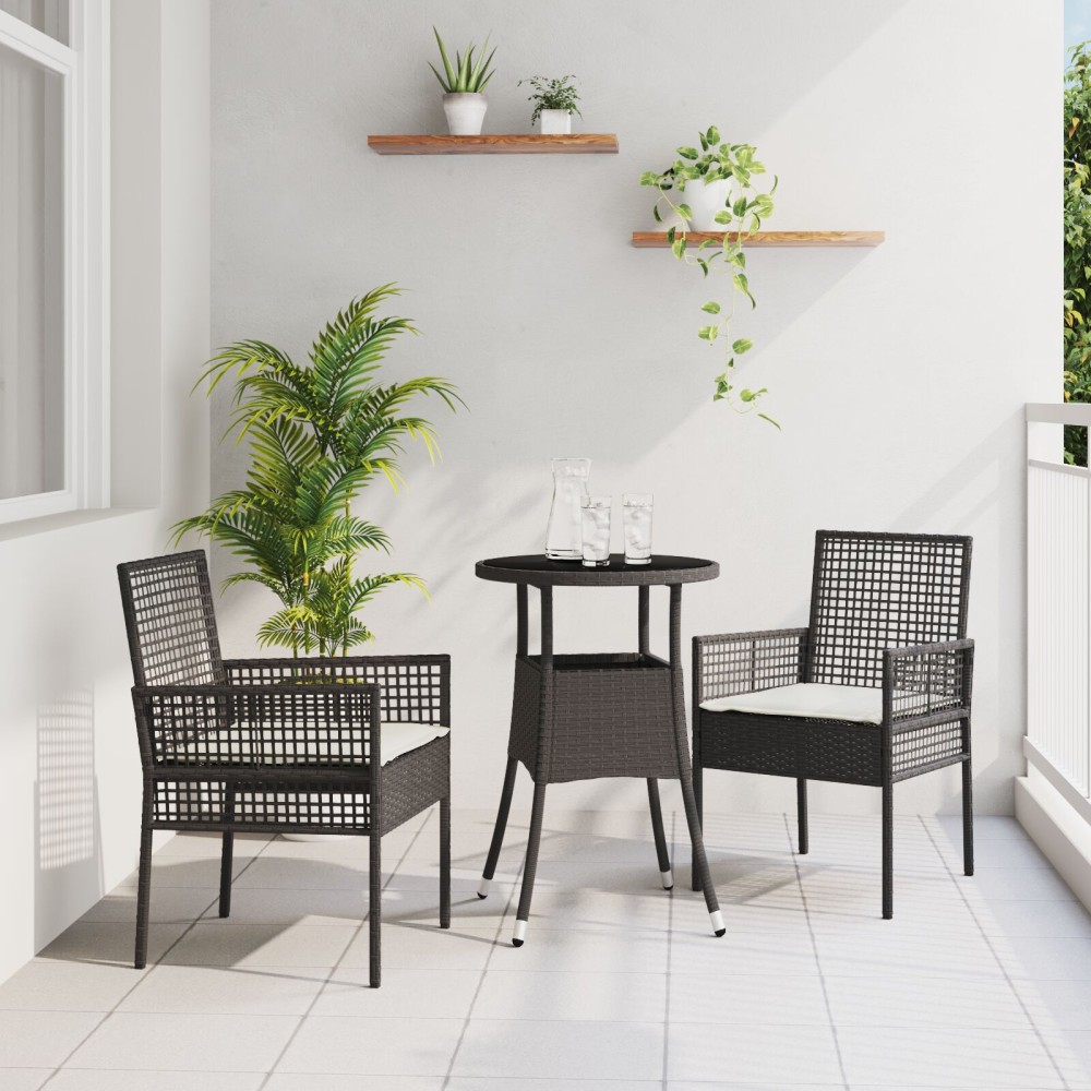 vidaXL Set Dining Grădină cu 5 Piese din Poliratan Bej