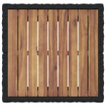 vidaXL Set Bistro de Grădină 3 pcs Negru Rattan poli vidaXL Set Bistro de Grădină 3 pcs Negru Rattan poli