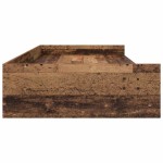 vidaXL Cadru de pat cu headboard Lemn Vechi 90 x 200 cm Lemn compozit