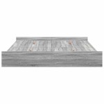 vidaXL Cadru de pat cu depozitare cu headboard sonoma gri 180 x 200 cm