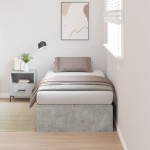 vidaXL Cadru de pat Gri beton 200 x 80 x 31.5 cm Lemn compozit vidaXL Cadru de pat Gri beton 200 x 80 x 31.5 cm Lemn compozit