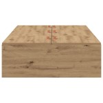 vidaXL Cadru de pat cu depozitare Stejar Artizanal 80 x 200 cm