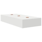 vidaXL Cadru de pat cu depozitare Alb 200 x 90 x 31.5 cm Lemn compozit vidaXL Cadru de pat cu depozitare Alb 200 x 90 x 31.5 cm Lemn compozit