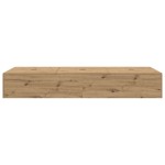 vidaXL Cadru de pat stejar artizanal 200 x 100 x 31.5 cm Lemn compozit