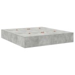 vidaXL Cadru de pat Gri beton 200 x 200 x 31.5 cm Lemn compozit vidaXL Cadru de pat Gri beton 200 x 200 x 31.5 cm Lemn compozit