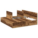 vidaXL Cadru de pat Lemn vechi 200 x 200 x 31.5 cm Lemn compozit vidaXL Cadru de pat Lemn vechi 200 x 200 x 31.5 cm Lemn compozit