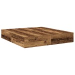 vidaXL Cadru de pat Lemn vechi 200 x 200 x 31.5 cm Lemn compozit vidaXL Cadru de pat Lemn vechi 200 x 200 x 31.5 cm Lemn compozit