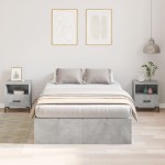 vidaXL Cadru de pat Gri beton 200 x 120 x 31.5 cm Lemn compozit vidaXL Cadru de pat Gri beton 200 x 120 x 31.5 cm Lemn compozit