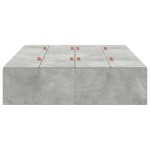 vidaXL Cadru de pat Gri beton 200 x 120 x 31.5 cm Lemn compozit vidaXL Cadru de pat Gri beton 200 x 120 x 31.5 cm Lemn compozit