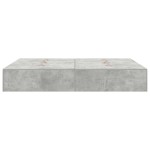 vidaXL Cadru de pat Gri beton 200 x 150 x 31.5 cm Lemn compozit vidaXL Cadru de pat Gri beton 200 x 150 x 31.5 cm Lemn compozit