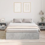 vidaXL Cadru de pat Gri beton 200 x 160 x 31.5 cm Lemn compozit vidaXL Cadru de pat Gri beton 200 x 160 x 31.5 cm Lemn compozit