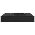 vidaXL Cadru de pat cu depozitare Stejar Negru 180 x 200 cm