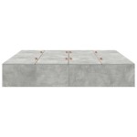 vidaXL Cadru de pat Gri beton 200 x 180 x 31.5 cm Lemn compozit vidaXL Cadru de pat Gri beton 200 x 180 x 31.5 cm Lemn compozit