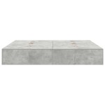 vidaXL Cadru de pat Gri beton 200 x 180 x 31.5 cm Lemn compozit vidaXL Cadru de pat Gri beton 200 x 180 x 31.5 cm Lemn compozit