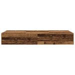vidaXL Cadru de pat Lemn vechi 190 x 90 x 31.5 cm Lemn compozit vidaXL Cadru de pat Lemn vechi 190 x 90 x 31.5 cm Lemn compozit