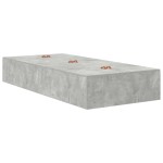 vidaXL Cadru de pat , gri beton, 75 x 190 cm, din lemn prelucrat.