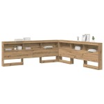 vidaXL Tăblie de depozitare Stejar Artizanal 200 cm Lemn compozit