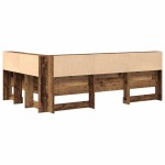 vidaXL Tăblie de depozitare cu raft Lemn vechi 120 cm Lemn compozit vidaXL Tăblie de depozitare cu raft Lemn vechi 120 cm Lemn compozit