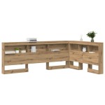 vidaXL Tăblie de depozitare stejar artizanal 120 cm Lemn compozit vidaXL Tăblie de depozitare stejar artizanal 120 cm Lemn compozit