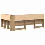 vidaXL Tăblie de depozitare stejar artizanal 120 cm Lemn compozit vidaXL Tăblie de depozitare stejar artizanal 120 cm Lemn compozit